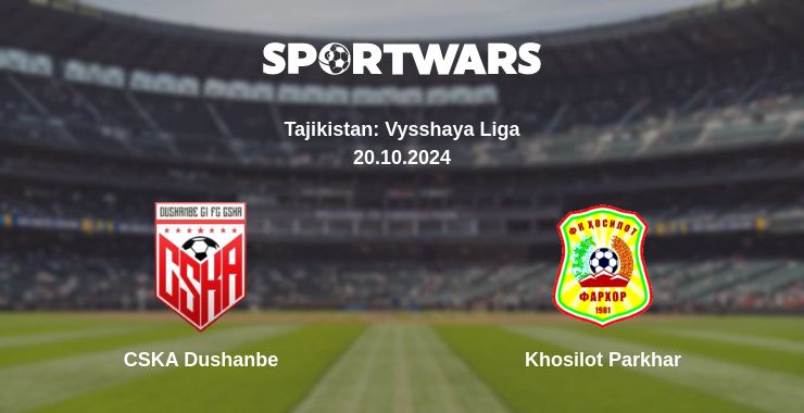 Where to watch the match CSKA Dushanbe - Khosilot Parkhar