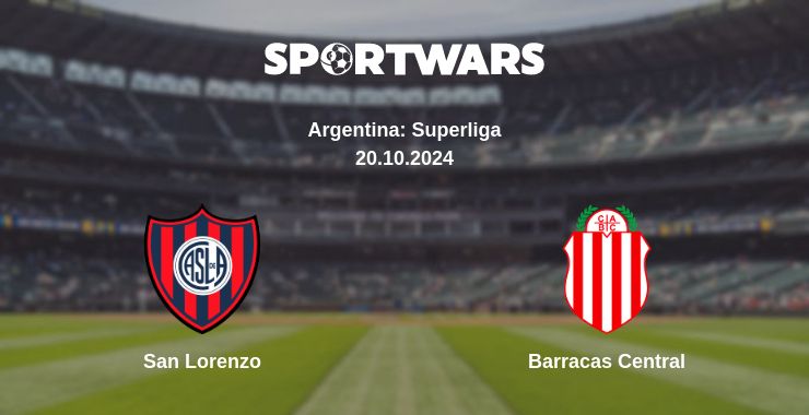 Where to watch the match San Lorenzo - Barracas Central