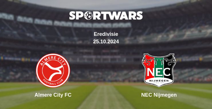 Where to watch the match Almere City FC - NEC Nijmegen