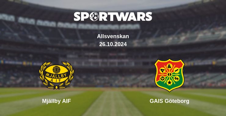 Where to watch the match Mjällby AIF - GAIS Göteborg