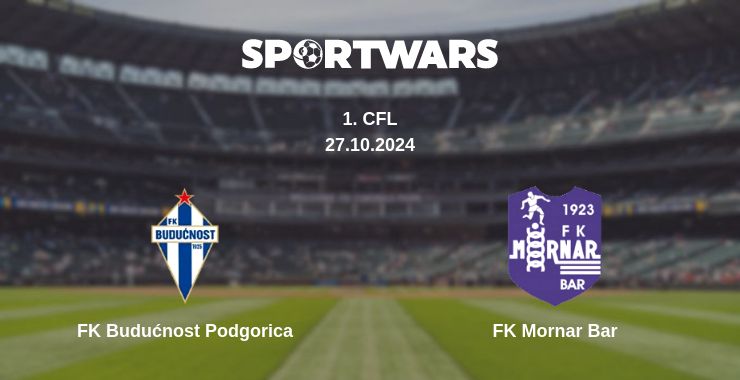 Where to watch the match FK Budućnost Podgorica - FK Mornar Bar