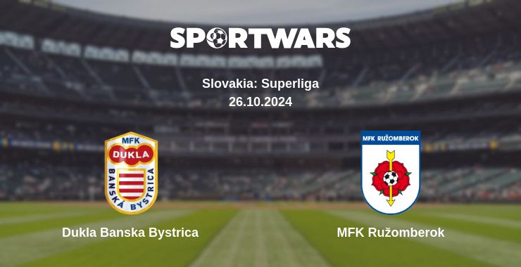 Where to watch the match Dukla Banska Bystrica - MFK Ružomberok