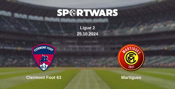 Where to watch the match Clermont Foot 63 - Martigues