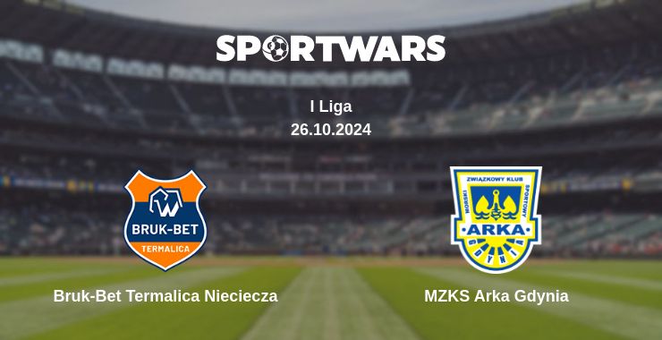 Where to watch the match Bruk-Bet Termalica Nieciecza - MZKS Arka Gdynia