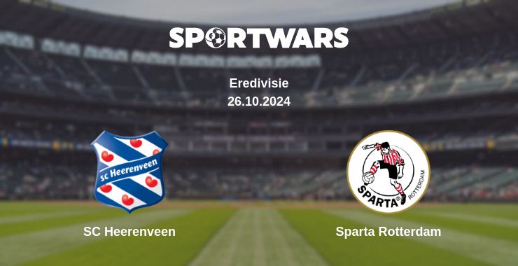 Where to watch the match SC Heerenveen - Sparta Rotterdam