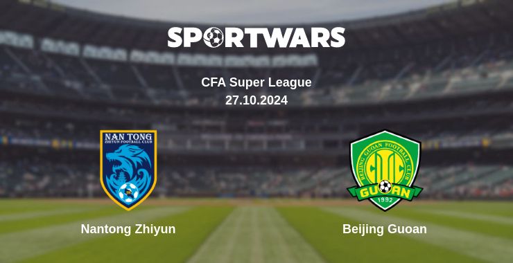 Where to watch the match Nantong Zhiyun - Beijing Guoan