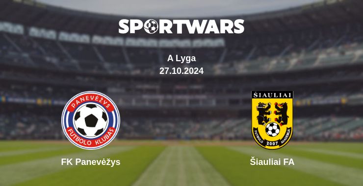 Where to watch the match FK Panevėžys - Šiauliai FA