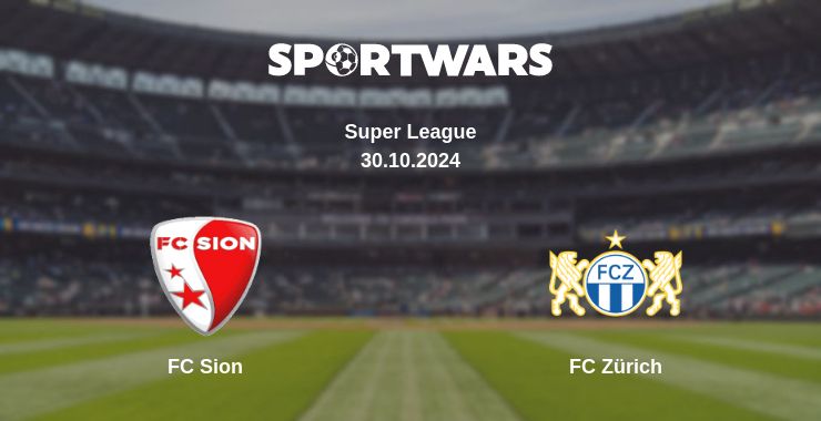 Where to watch the match FC Sion - FC Zürich