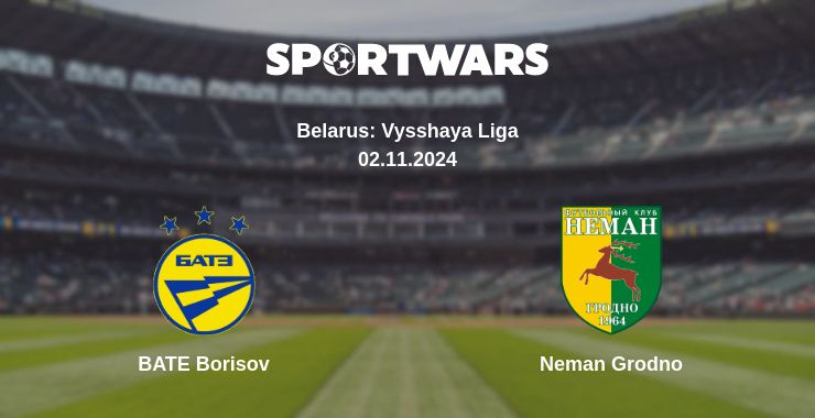 Where to watch the match BATE Borisov - Neman Grodno