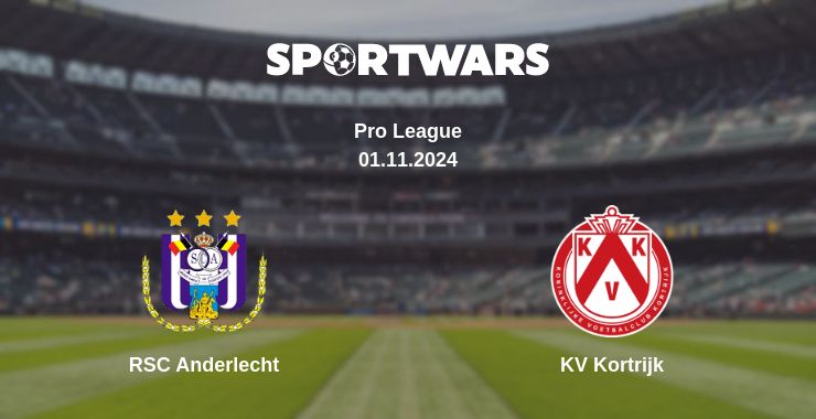 Where to watch the match RSC Anderlecht - KV Kortrijk