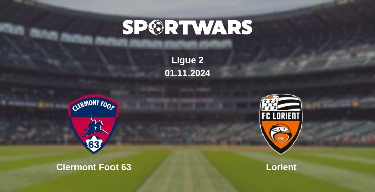 Where to watch the match Clermont Foot 63 - Lorient