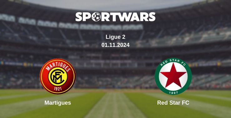 Where to watch the match Martigues - Red Star FC