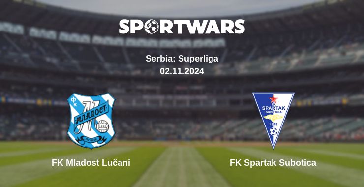 Where to watch the match FK Mladost Lučani - FK Spartak Subotica