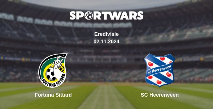 Where to watch the match Fortuna Sittard - SC Heerenveen