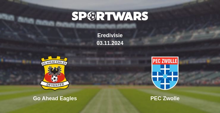 Where to watch the match Go Ahead Eagles - PEC Zwolle