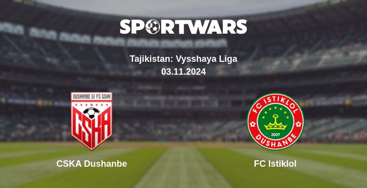 Where to watch the match CSKA Dushanbe - FC Istiklol