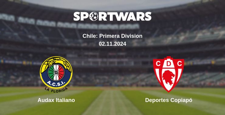 Where to watch the match Audax Italiano - Deportes Copiapó