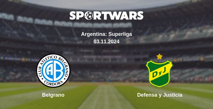 Where to watch the match Belgrano - Defensa y Justicia