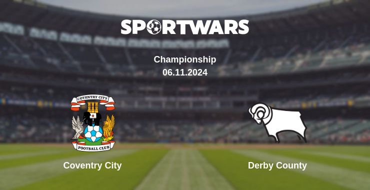 Where to watch the match Coventry City - Derby County