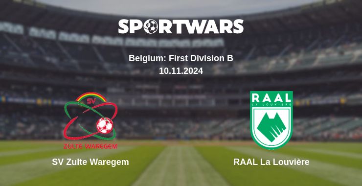 Where to watch the match SV Zulte Waregem - RAAL La Louvière