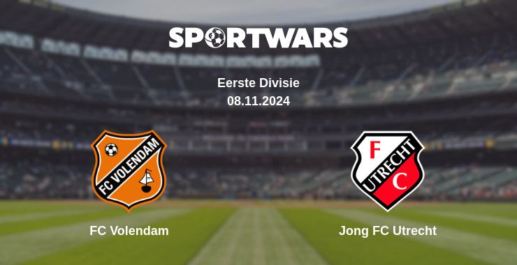 Where to watch the match FC Volendam - Jong FC Utrecht