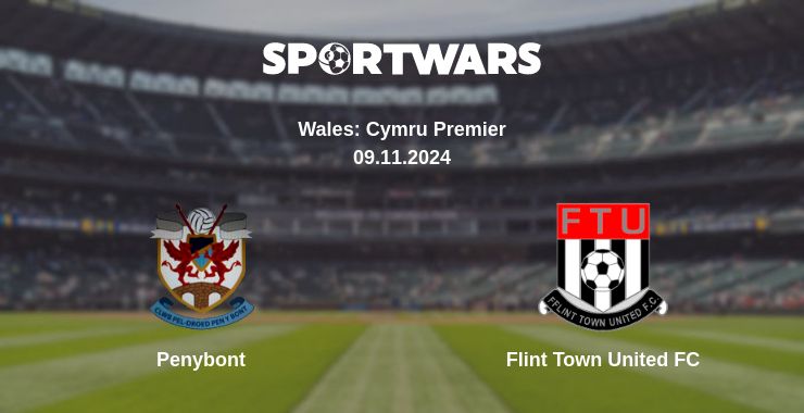 Where to watch the match Penybont - Flint Town United FC