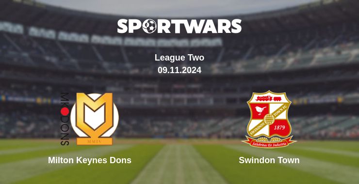 Where to watch the match Milton Keynes Dons - Swindon Town