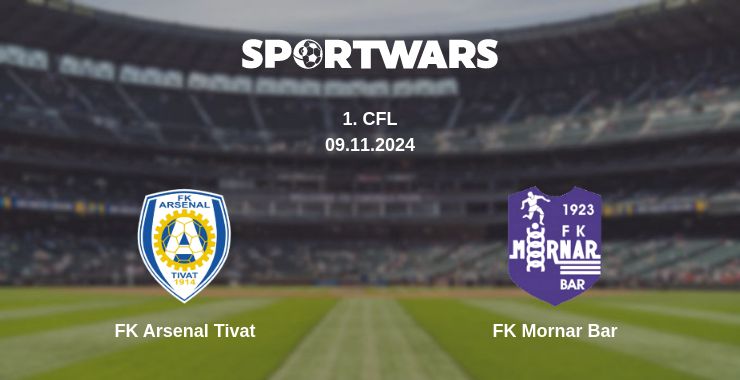 Where to watch the match FK Arsenal Tivat - FK Mornar Bar