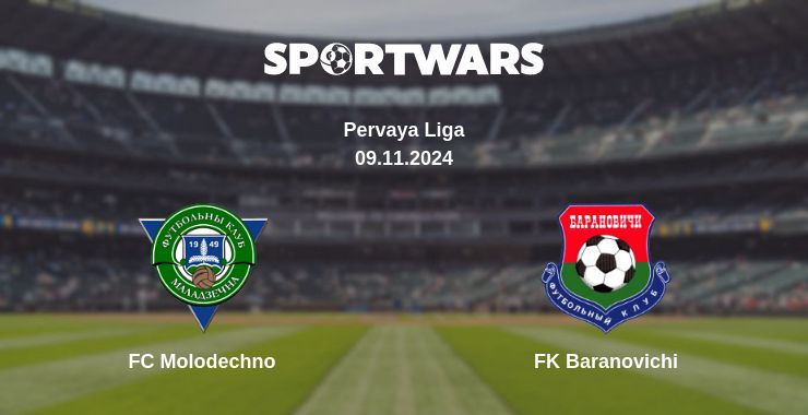 Where to watch the match FC Molodechno - FK Baranovichi