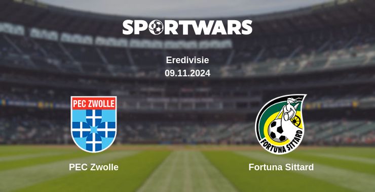 Where to watch the match PEC Zwolle - Fortuna Sittard