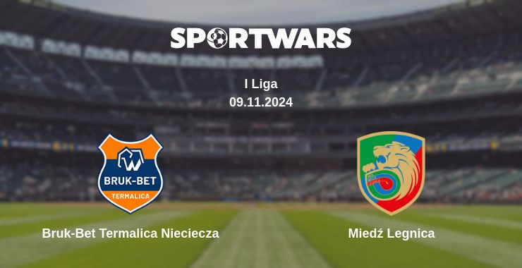 Where to watch the match Bruk-Bet Termalica Nieciecza - Miedź Legnica