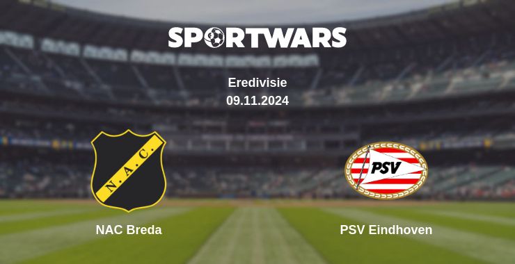 Where to watch the match NAC Breda - PSV Eindhoven