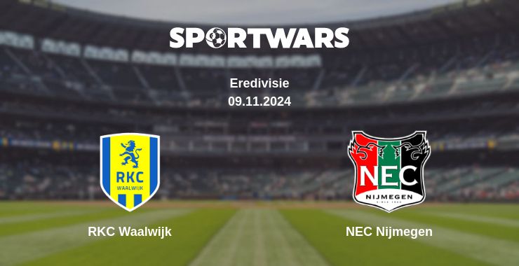 Where to watch the match RKC Waalwijk - NEC Nijmegen