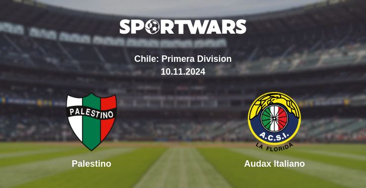 Where to watch the match Palestino - Audax Italiano