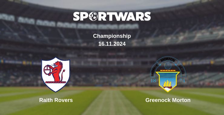 Where to watch the match Raith Rovers - Greenock Morton