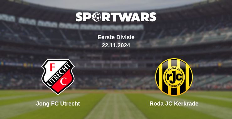 Where to watch the match Jong FC Utrecht - Roda JC Kerkrade