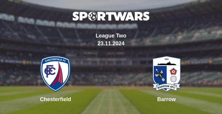 Where to watch the match Chesterfield - Barrow