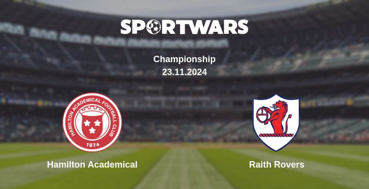 Where to watch the match Hamilton Academical - Raith Rovers