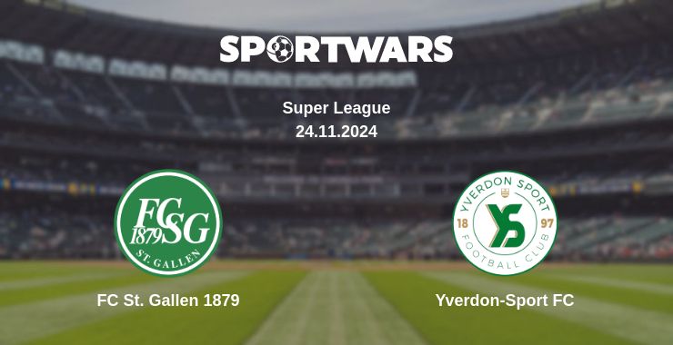 Where to watch the match FC St. Gallen 1879 - Yverdon-Sport FC