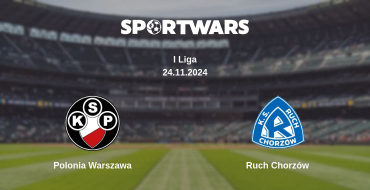 Where to watch the match Polonia Warszawa - Ruch Chorzów