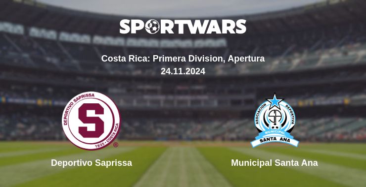 Where to watch the match Deportivo Saprissa - Municipal Santa Ana