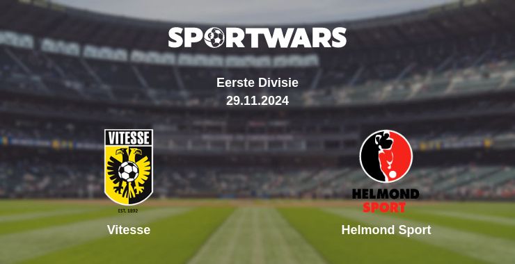 Where to watch the match Vitesse - Helmond Sport