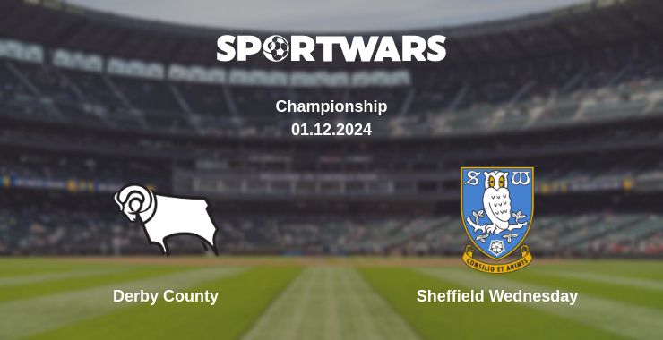 Where to watch the match Derby County - Sheffield Wednesday