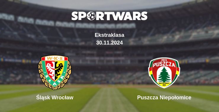 Where to watch the match Śląsk Wrocław - Puszcza Niepołomice