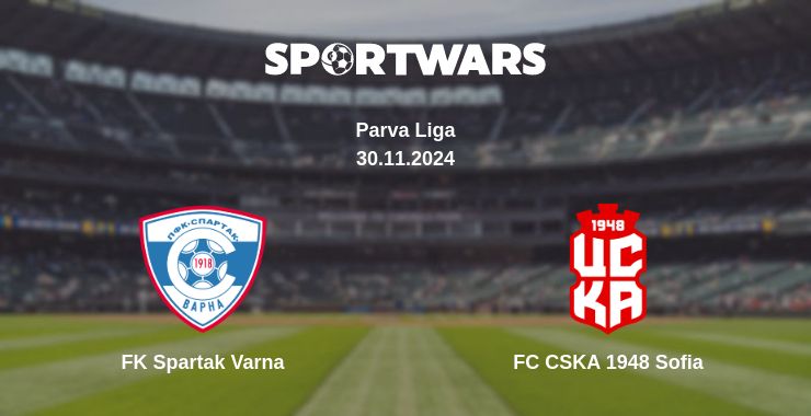 Where to watch the match FK Spartak Varna - FC CSKA 1948 Sofia