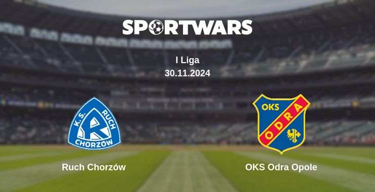 Where to watch the match Ruch Chorzów - OKS Odra Opole