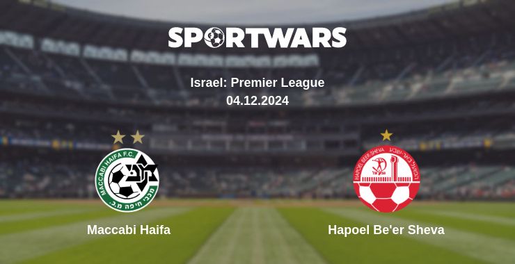 Where to watch the match Maccabi Haifa - Hapoel Be'er Sheva