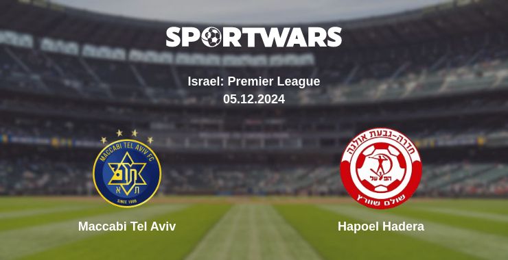 Where to watch the match Maccabi Tel Aviv - Hapoel Hadera