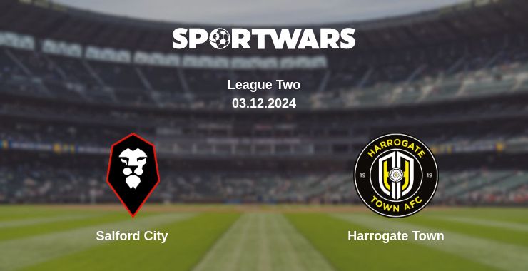 Where to watch the match Salford City - Harrogate Town