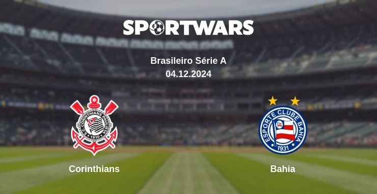 Where to watch the match Corinthians - Bahia